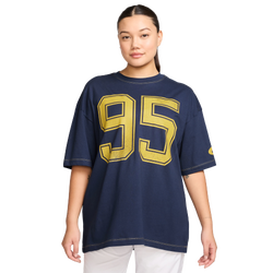 Women's - Nike NSW Street Over Sized 95 T-Shirt - Midnight Navy