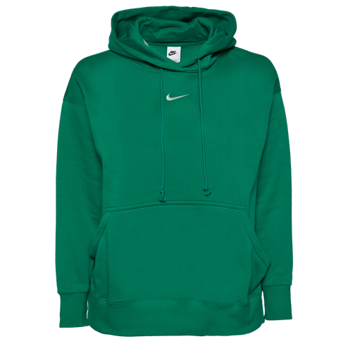 

Nike Womens Nike Plus Size Style Fleece Pullover Hoodie - Womens Green/White