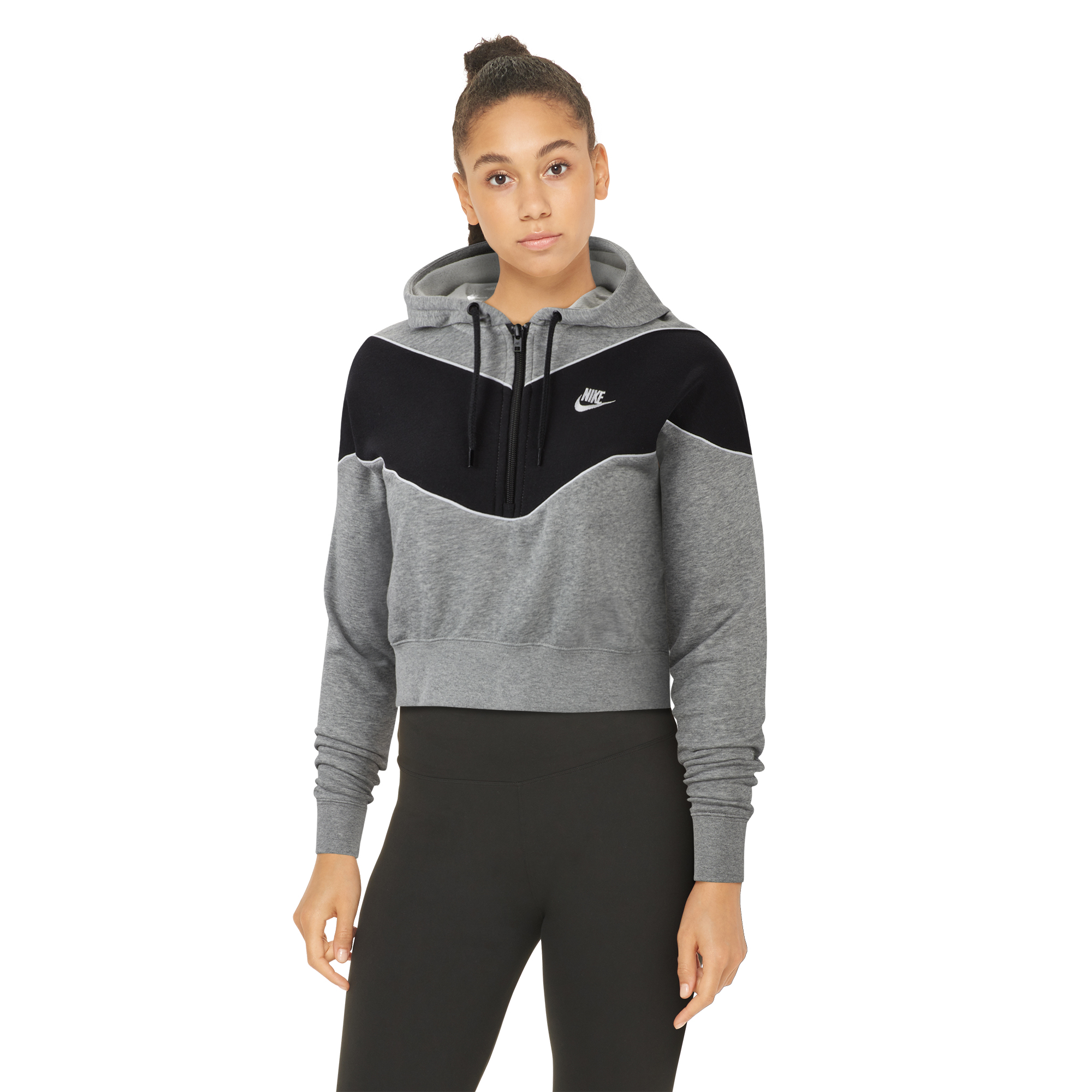 nike heritage half zip jacket women's