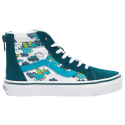 Boys' Preschool - Vans Sk8 Hi - Green/White/Multi