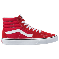 Boys' Grade School - Vans SK8 Hi - Red/White