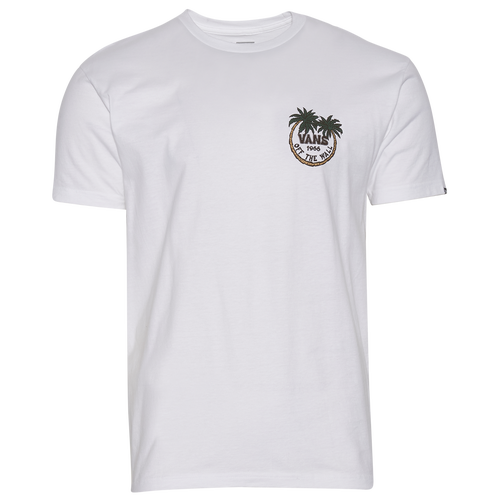 

Vans Mens Vans Dual Palms T-Shirt - Mens White/Green Size L