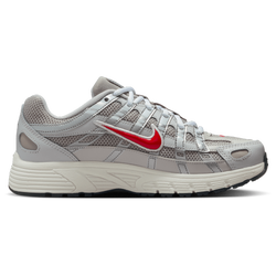 Boys' Grade School - Nike P-6000 - College Grey/Fire Red/Vast Grey