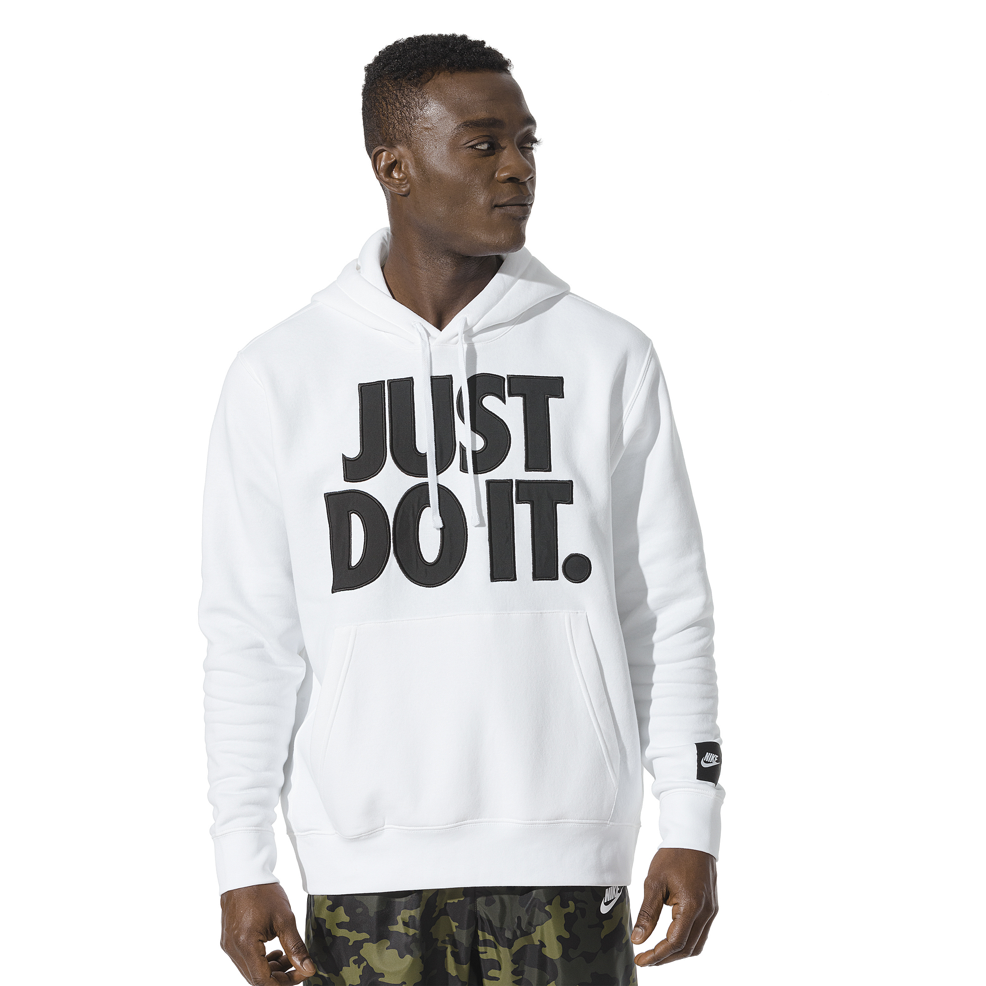 nike jdi white hoodie