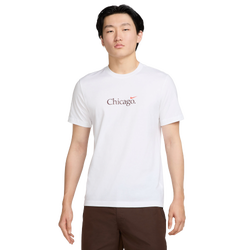 Men's - Nike Chi Short Sleeve Crew T-Shirt - White/Cosmic Clay