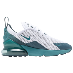 Boys' Preschool - Nike Air Max 270 - White/Spirit Teal/Nightshade