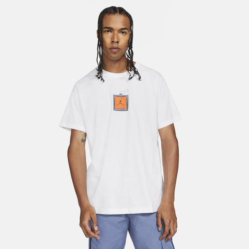 Keychain T-shirt In White/orange/carolina