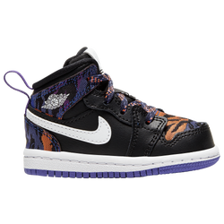 Infant & Toddler - Jordan AJ 1 Mid - Black/White/Rush Violet