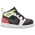 Jordan AJ 1 Mid - Girls' Toddler Black/Ember Glow/Barely Volt