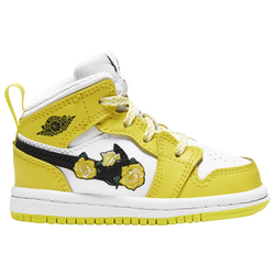 Infant & Toddler - Jordan AJ 1 Mid - Dynamic Yellow/Black/White