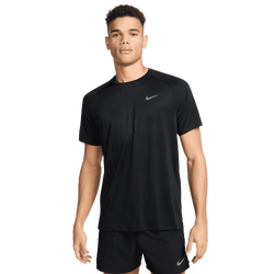 Men's - Nike Dri-FIT ADV STRIDE SS TOP - Black/Reflective Silv