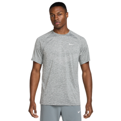 Men's - Nike Dri-FIT ADV STRIDE SS TOP - Smoke Grey/Heather/Reflective Silver