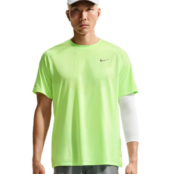 Men's - Nike Dri-FIT ADV STRIDE SS TOP - Reflective Silver/Lime Blast