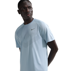 Men's - Nike Dri-FIT ADV STRIDE SS TOP - Reflective Silver/Lt Armory Blue