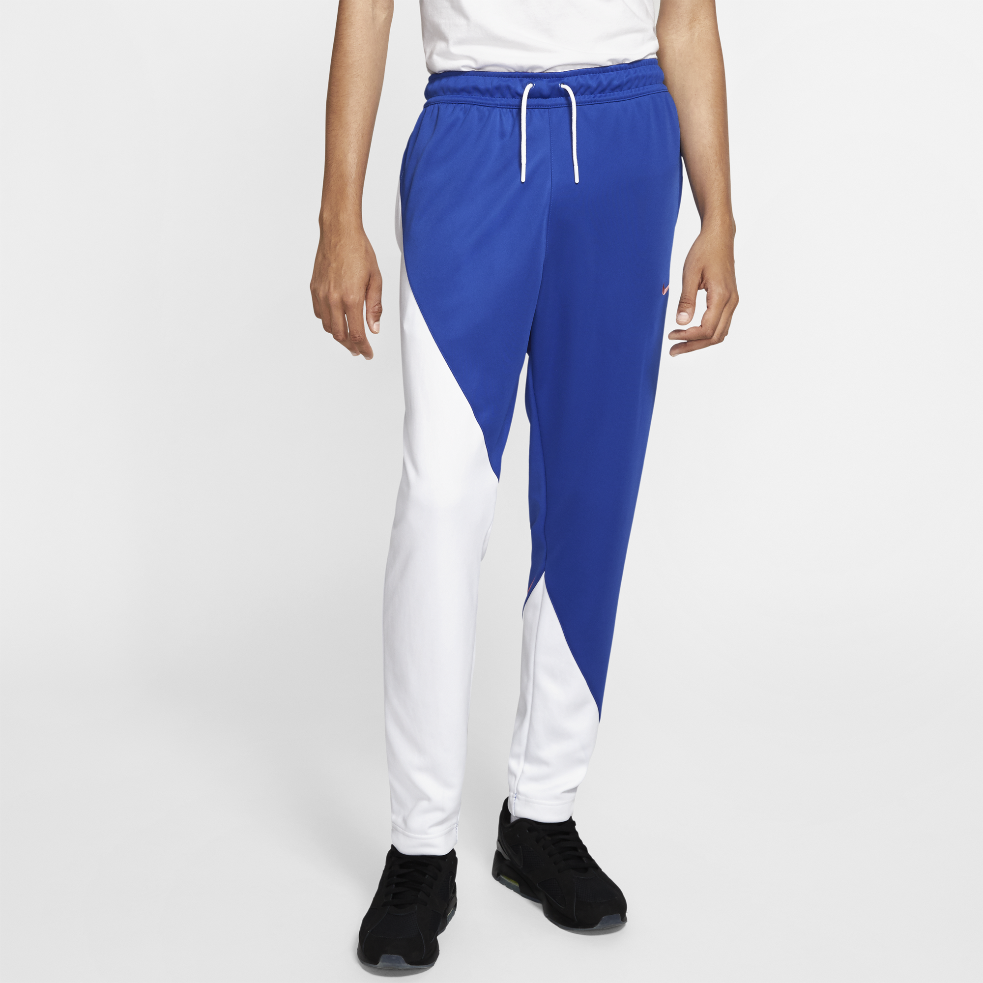 nike swoosh cuff track pants