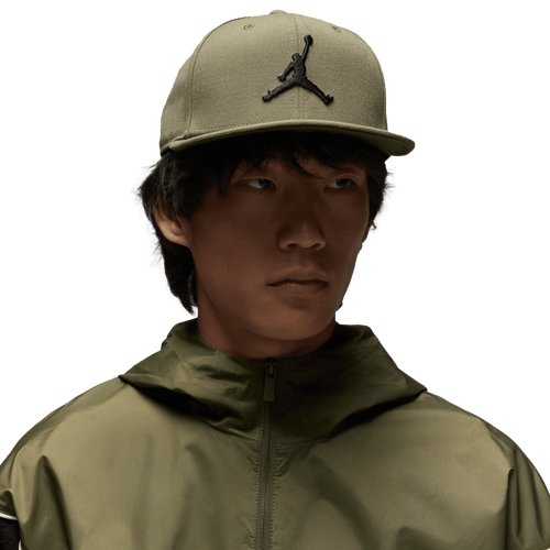 MENS - Jordan Pro Snapback Jumpman - Olive/Black