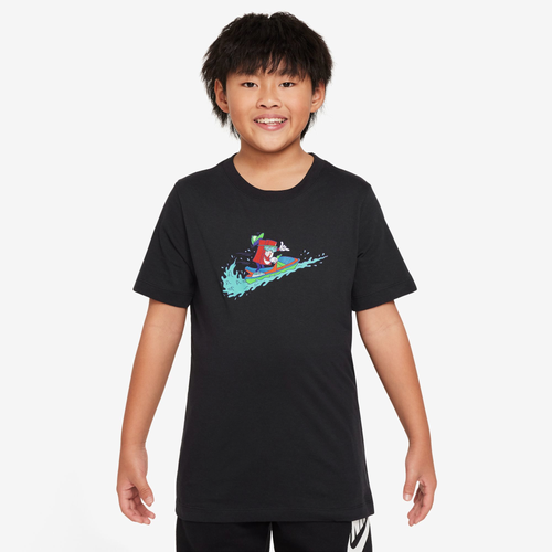 

Nike Boys Nike Boxy 1 T-Shirt - Boys' Grade School Black/Multi Size S