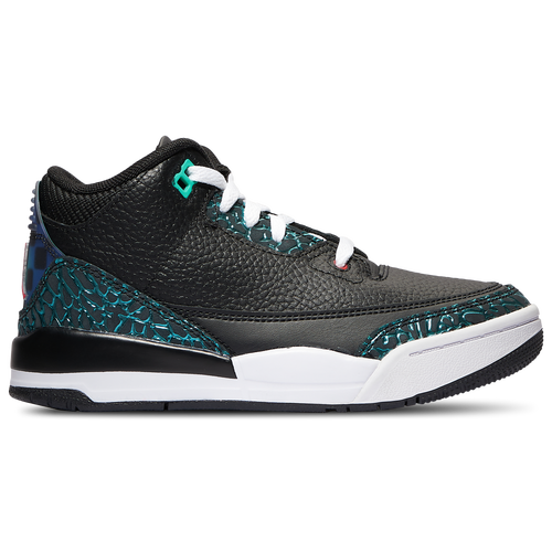 Jordan Retro 3 Kids 02.0 Black Siren Red Hyper Jade White WSS