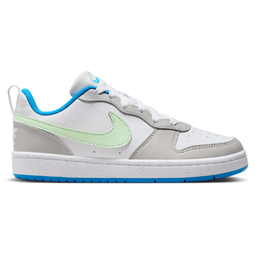 

Nike Boys Nike Court Borough Low Recraft - Boys' Grade School Basketball Shoes Light Iron Ore/Vapor Green/White Size 06.5