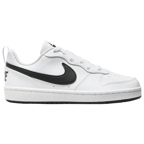 

Boys Nike Nike Court Borough Low Recraft - Boys' Grade School Basketball Shoe Black/White Size 04.5