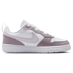 Boys' Grade School - Nike Court Borough Low Recraft - Venice/White/Plum Fog