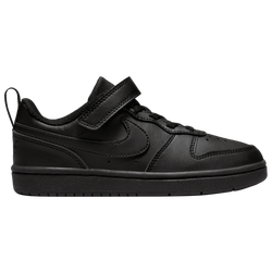 Boys' Preschool - Nike Court Borough Low Recraft - Black/Black