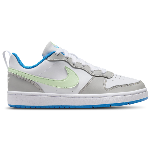 

Nike Boys Nike Court Borough Low Recraft - Boys' Preschool Basketball Shoes Vapor Green/Light Iron Grey/White Size 12.0