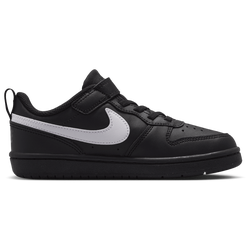 Boys' Preschool - Nike Court Borough Low Recraft - Black/White/Black