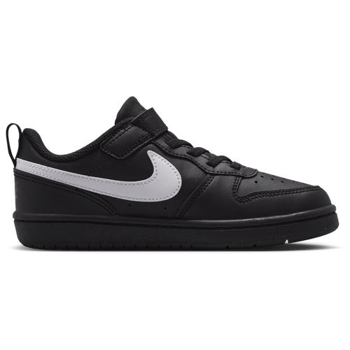 Boys Preschool Nike Court Borough Low Recraft - Boys' Preschool Shoes Black/White/Black Size 11.5