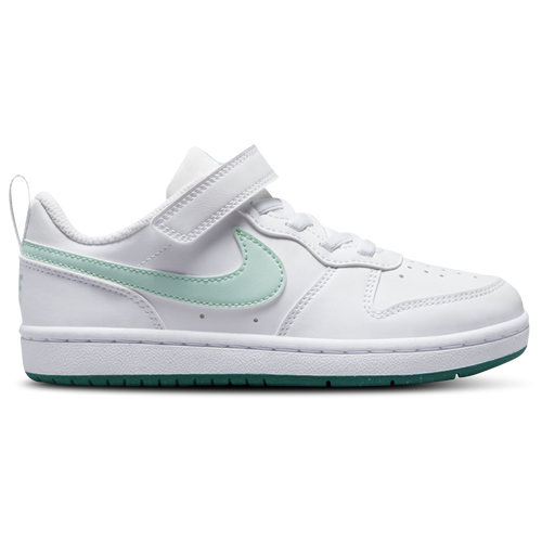 

Nike Boys Nike Court Borough - Boys' Preschool Basketball Shoes White/Jade Ice/Geode Teal Size 11.0