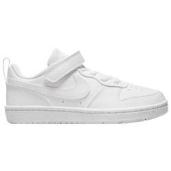 Boys' Preschool - Nike Court Borough Low Recraft - White/White