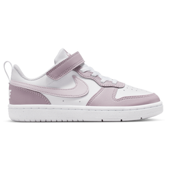 Boys' Preschool - Nike Court Borough Low Recraft - White/Venice/Plum Fog