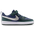 Nike Court Borough Low Recraft - Boys' Preschool Metallic Silver/Midnight Navy/Seaweed