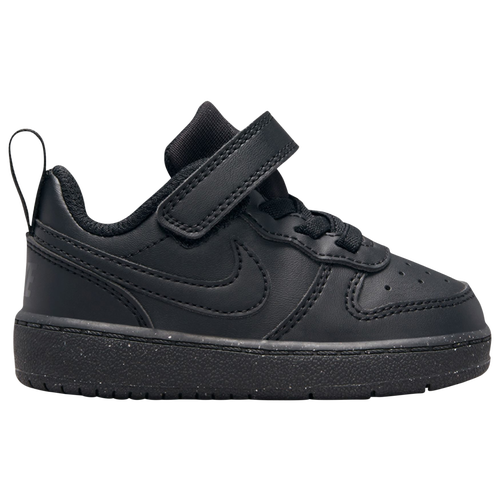 

Nike Boys Nike Court Borough Low Recraft - Boys' Toddler Basketball Shoes Black/Black/Black Size 08.0