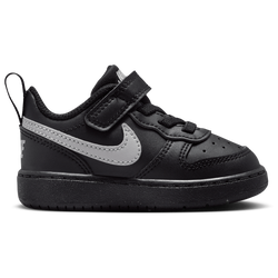Boys' Toddler - Nike Court Borough Low Recraft - Black/Black/Grey Fog