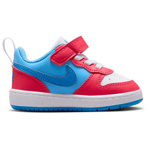 Nike Court Borough Low Recraft - Boys' Toddler Shoes Fusion Red/Football Blue/Energy Size 07.0