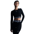 Nike Pro Dri-FIT 365 Crop Long Sleeve - Nike White/Black