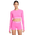 Nike Pro Dri-FIT 365 Crop Long Sleeve - Women's Playful Pink/White