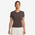 Nike Chill Knit Crop T-Shirt - Women's Brown
