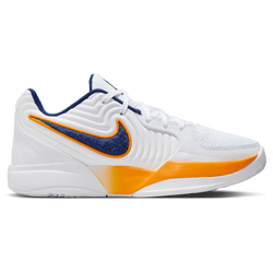 Boys' Grade School - Nike Ja - White/Gold
