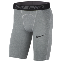 Men's - Nike Pro 6" Shorts - Smoke Grey/Black