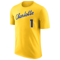 Nike Hornets Essential Statement NN T-Shirt - Nike Yellow/Multi