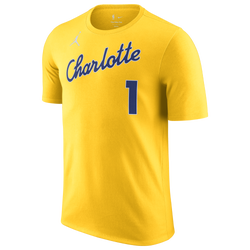 Men's - Nike Hornets Essential Statement NN T-Shirt - Yellow/Multi