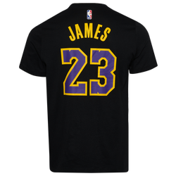 Men's - Nike Lakers Essential Statement NN T-Shirt - Black/Multi