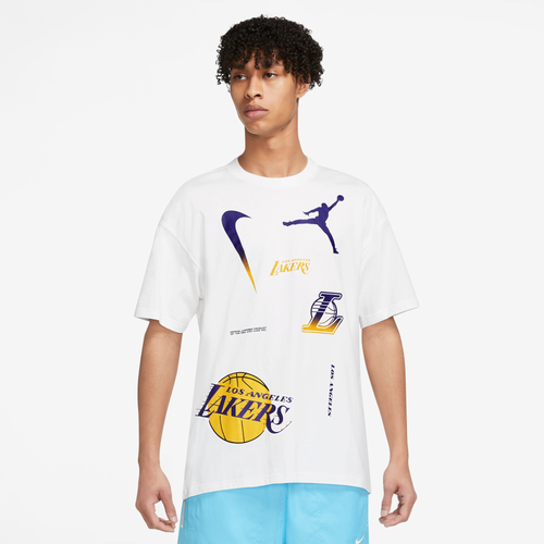 Nike Mens Los Angeles Lakers Lakers Statement All Over Print T