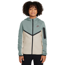 Boys' Grade School - Nike Tech Fleece Full-Zip - Dusty Sage/Light Orewood