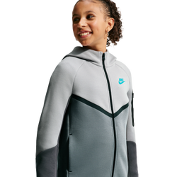 Boys' Grade School - Nike Tech Fleece Full-Zip - Light Smoke Grey/Smoke Grey/Anthracite