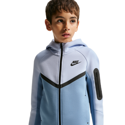 BOYS - Nike Tech Fleece Full-Zip - Worn Blue/Hydrogen