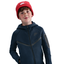 Boys' Grade School - Nike Tech Fleece Full-Zip - Obsidian/Black