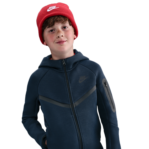 BOYS - Nike Tech Fleece Full-Zip - Obsidian/Black
